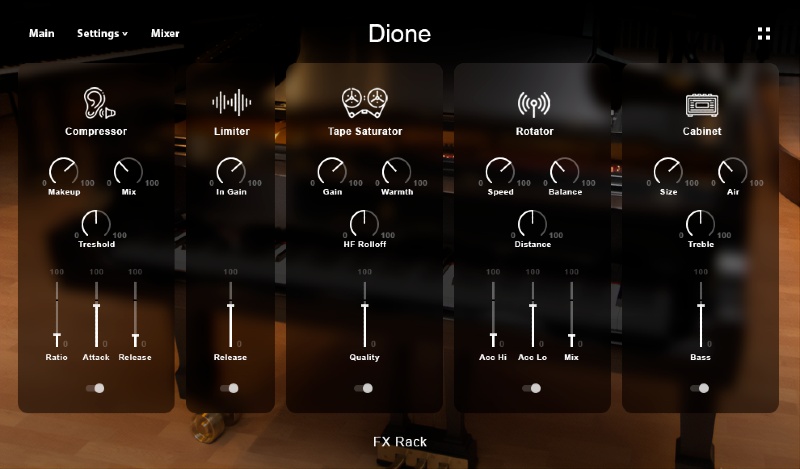 Muze Dione - FX GUI