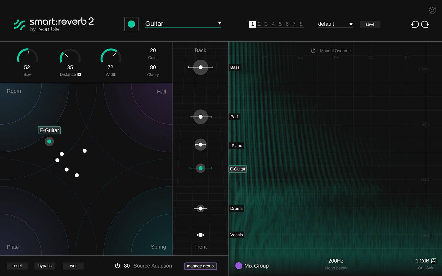 smart:reverb 2 - User Interface