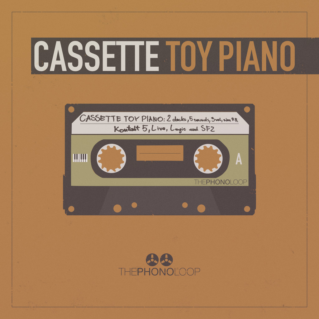 THEPHONOLOOP Cassette Toy Piano - Multi-Format Bundle