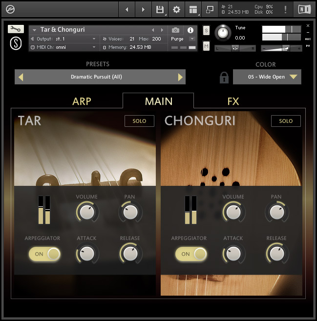Sonuscore Origins Vol.7: Tar & Chonguri - Main Image