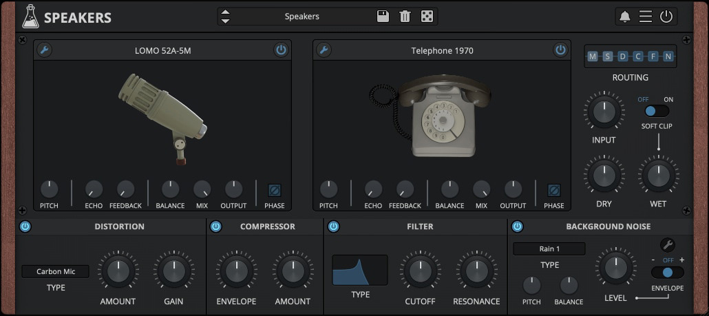 AudioThing Speakers - User Interface