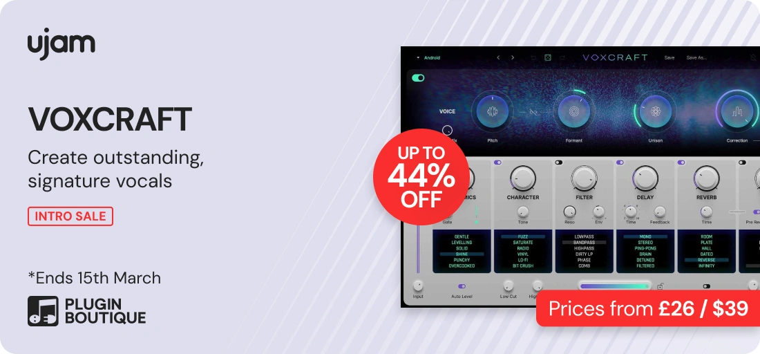 UJAM VOXCRAFT Intro Sale