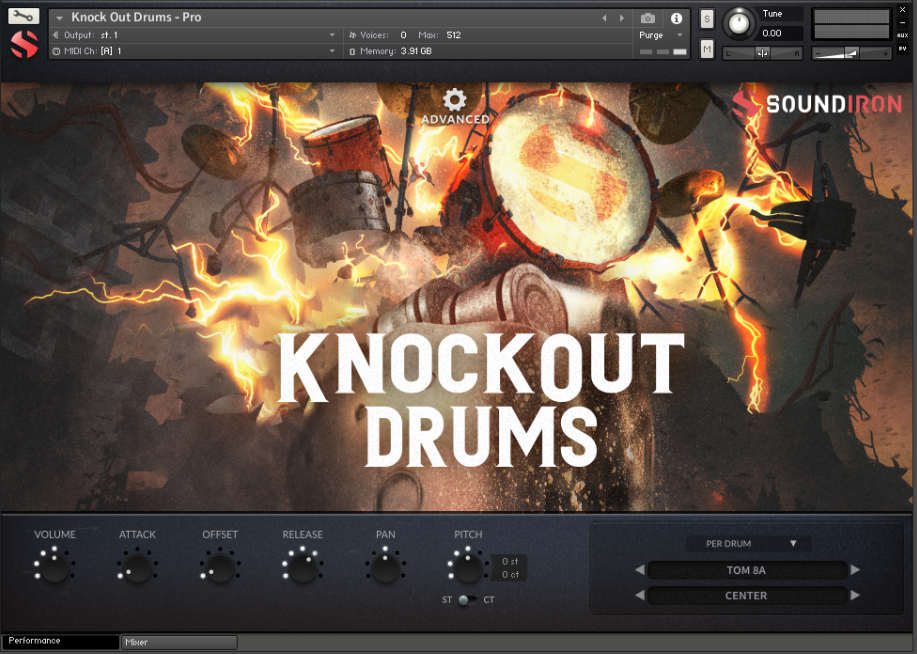 Knockout Drums - UI 1