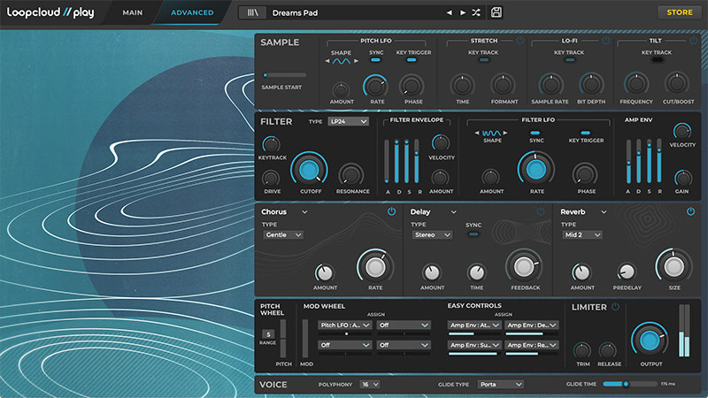 Loopcloud PLAY - Main UI