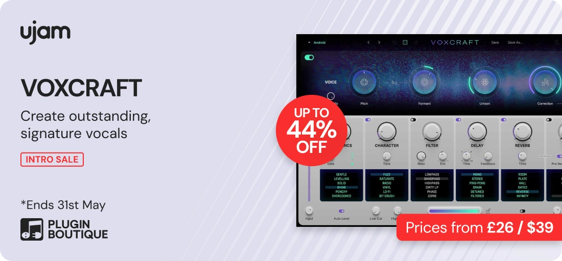 UJAM VOXCRAFT Intro Sale