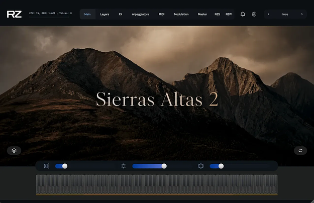 Sierras Altas 2 interface