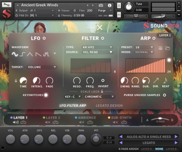 Soundiron Ancient Greek Winds - Advanced UI