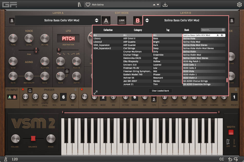 VSM IV - Instrument Browser