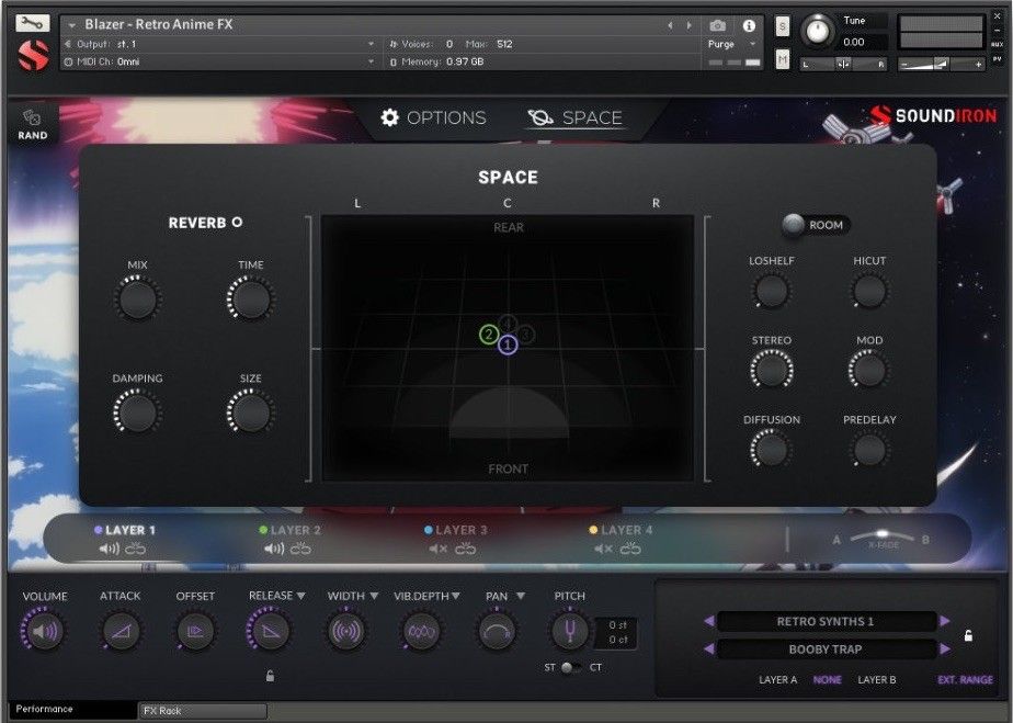 Blazer Retro Anime FX - UI 2