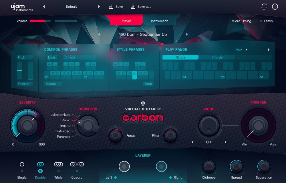 CARBON - User Interface