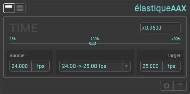 élastiqueAAX - Time Interface