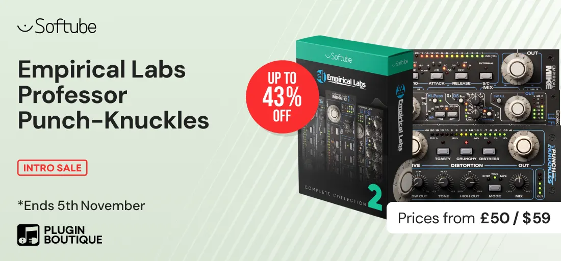 Softube Empirical Labs Professor Punch-Knuckles Intro Sale