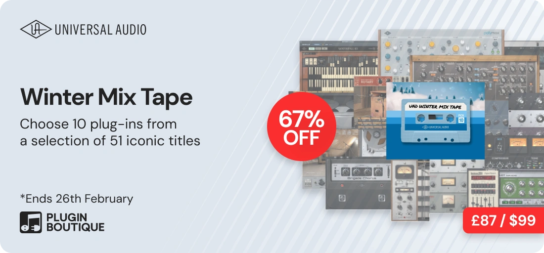 Universal Audio Winter Mix Tape Sale