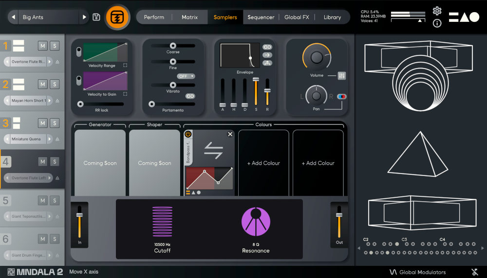 MNTRA Instruments Caprakan - Samplers Interface