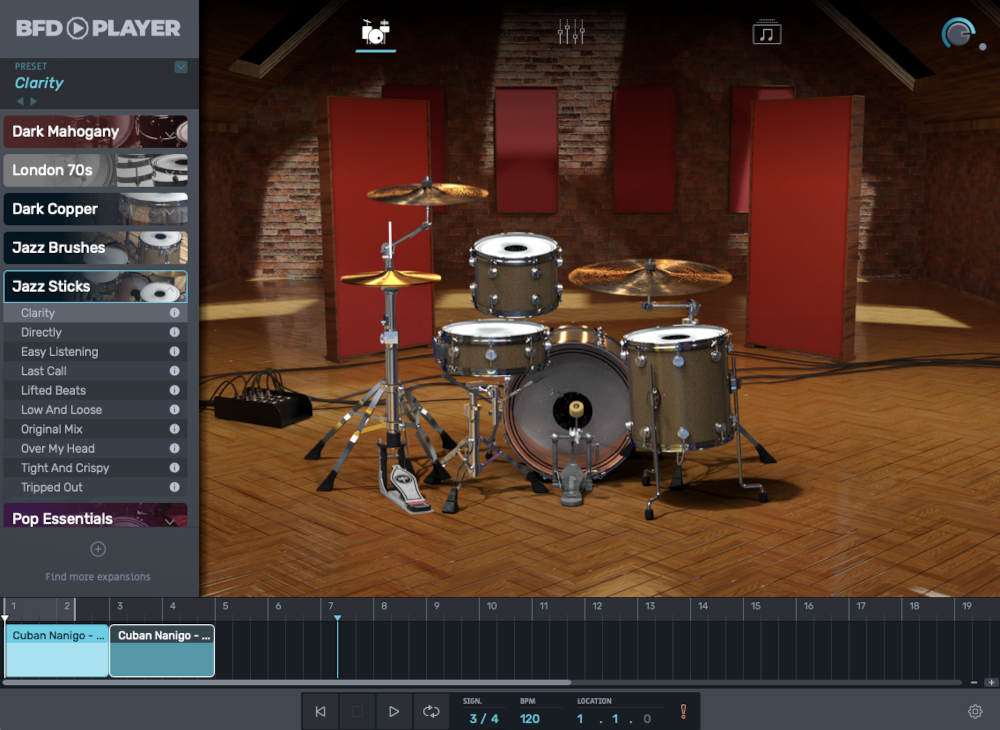 BFD Player Expansion: Jazz Sticks - Kit UI