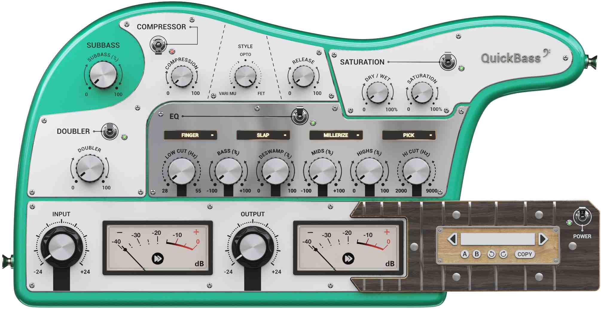United Plugins QuickBass - User Interface
