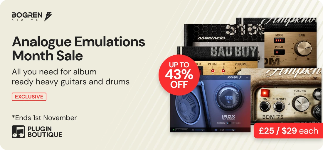 Bogren Digital Analogue Emulations Month Sale (Exclusive)