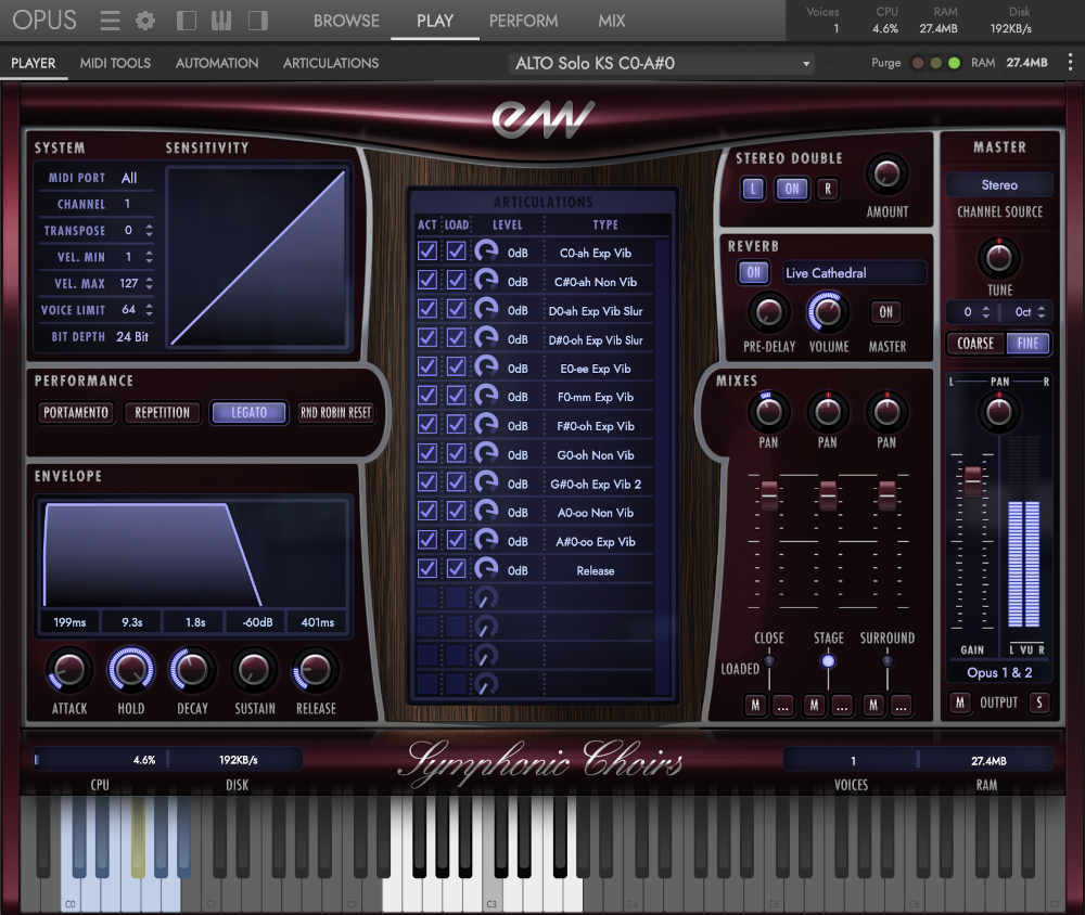 Symphonic Choirs Platinum Plus / VOTA - GUI