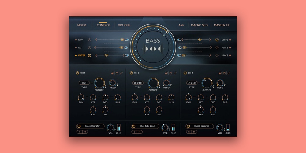 Mosaic Bass - User Interface (Main)