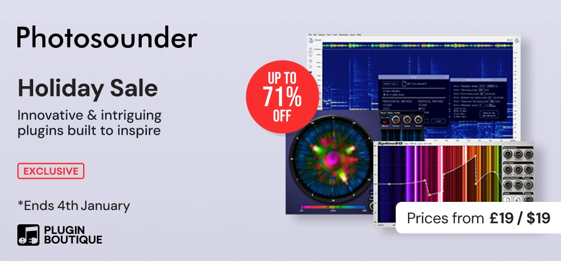 Photosounder Holiday Sale (Exclusive)