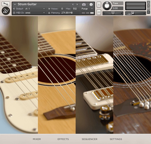 Wavesfactory Strum Guitar - UI 1