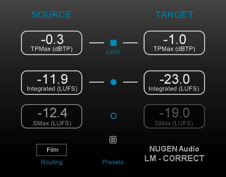 LM-Correct 2 User Interface