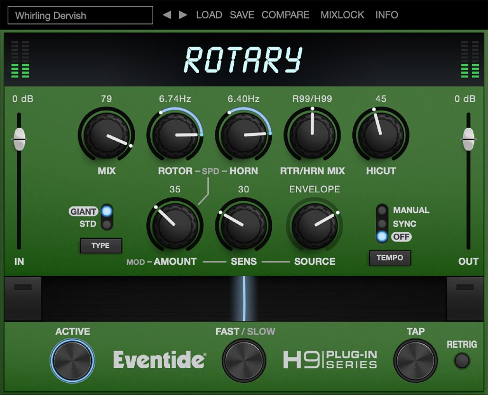 Eventide Rotary Mod - User Interface