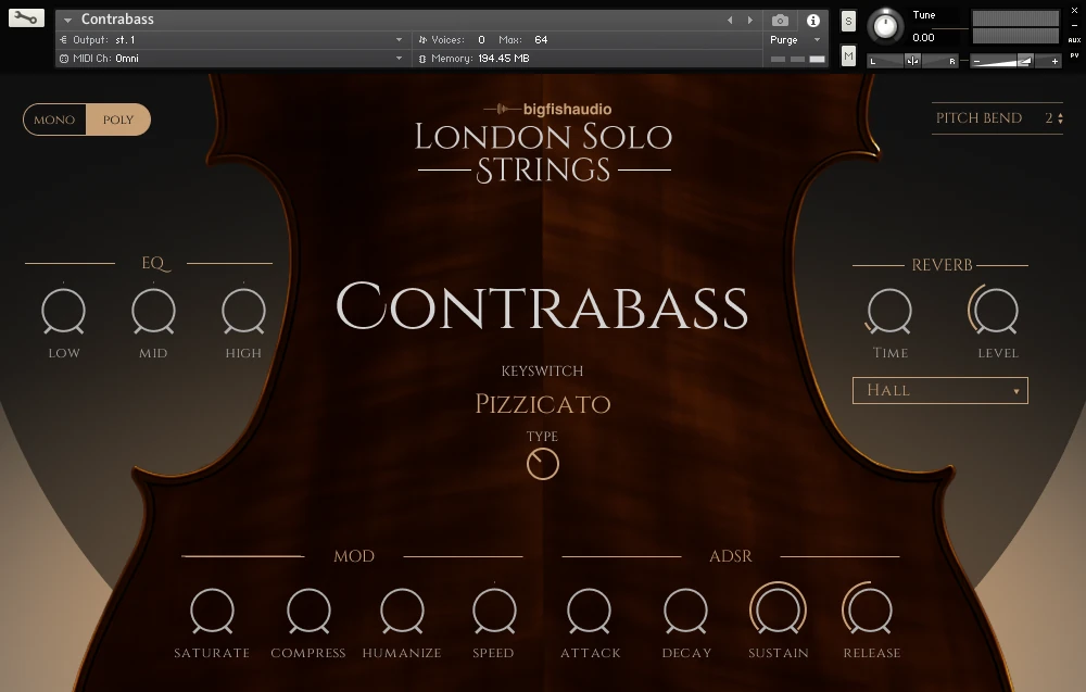 London Solo Strings - Contrabass UI