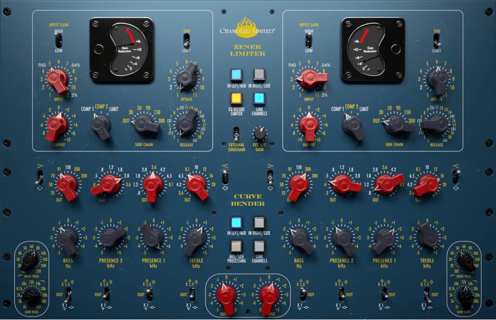 Softube Chandler Limited® Zener-Bender - User Interface