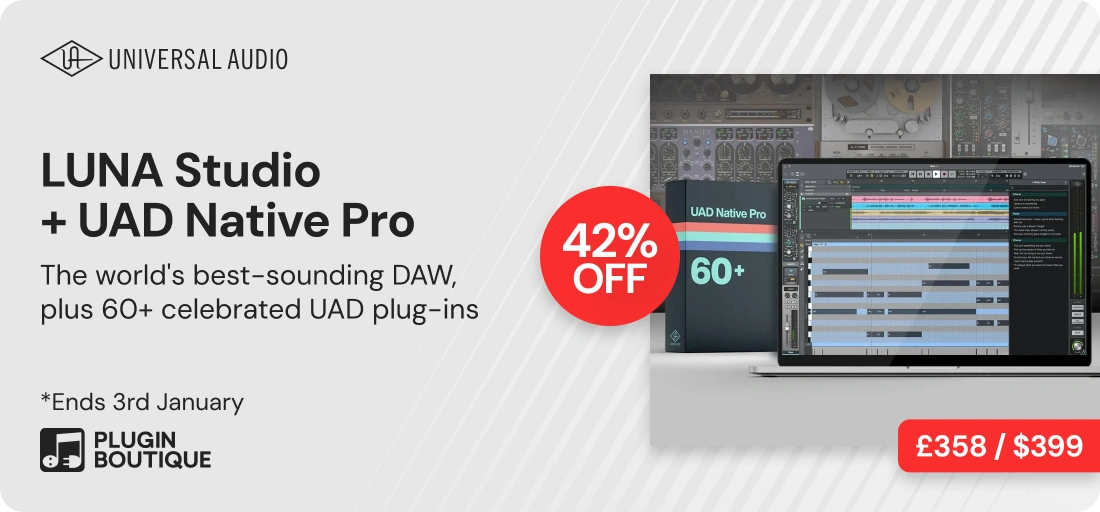 LUNA Studio + UAD Native Pro Bundle Sale