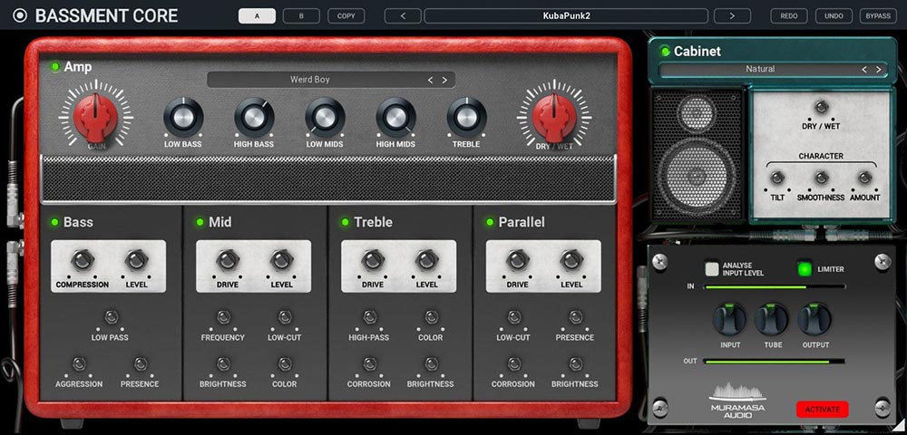 United Plugins Bassment Core - Alt User Interface