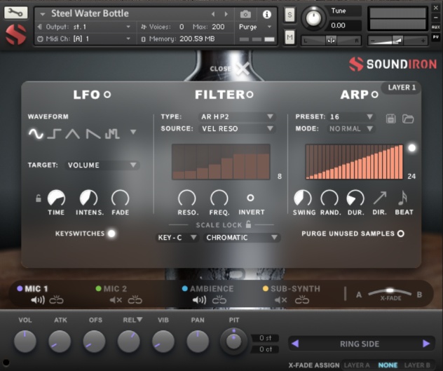 Steel Water Bottle - Advanced UI