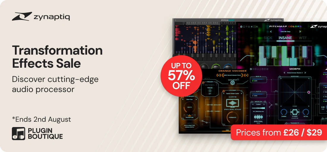 Zynaptiq Transformation Effects Sale