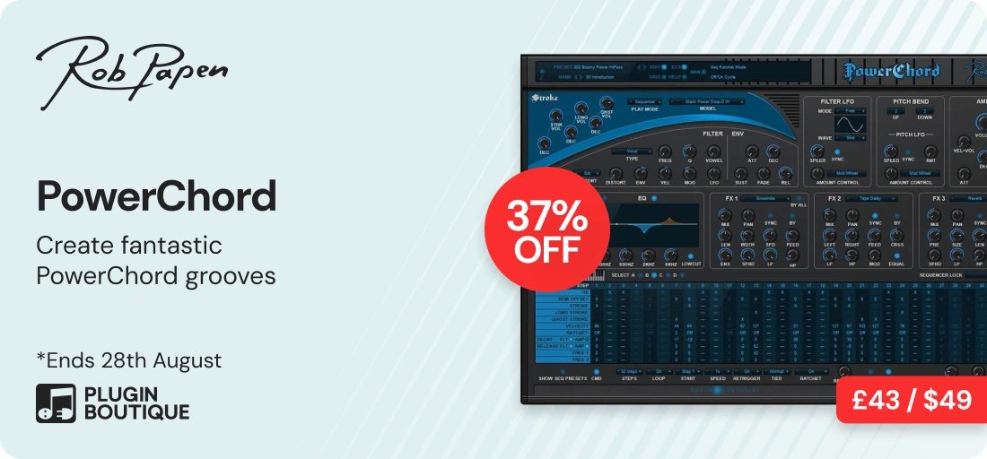 Rob Papen PowerChord Sale
