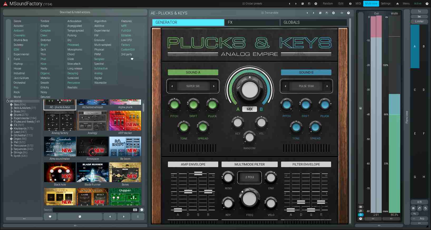 MeldaProduction Analog Empire: Plucks & Keys - Image 1