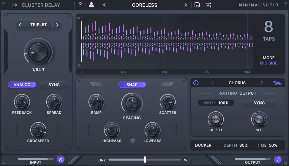 Minimal Audio Cluster Delay - Preset 1