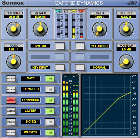 Oxford Dynamics Main User Interface