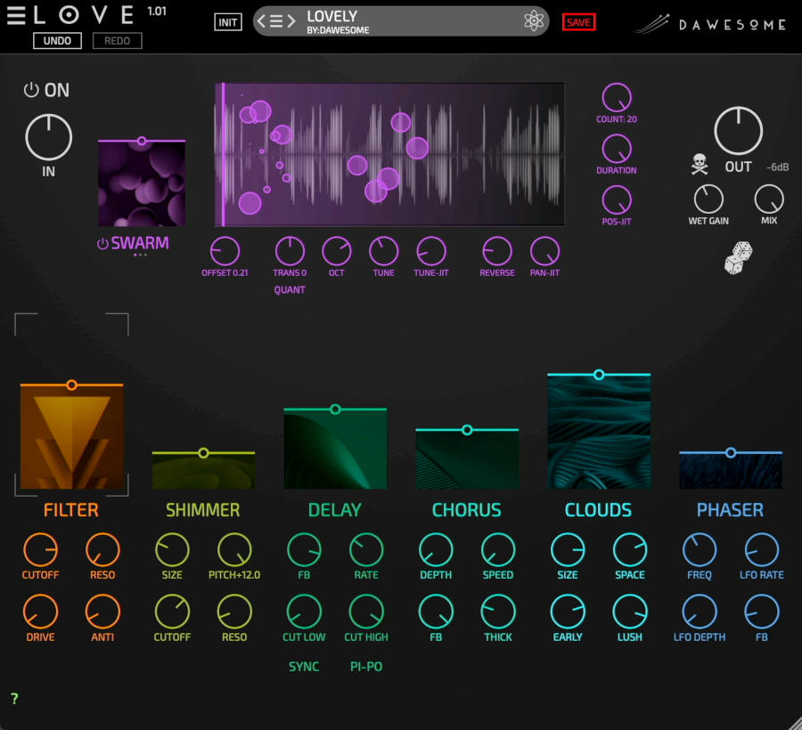 Tracktion LOVE - GUI 3