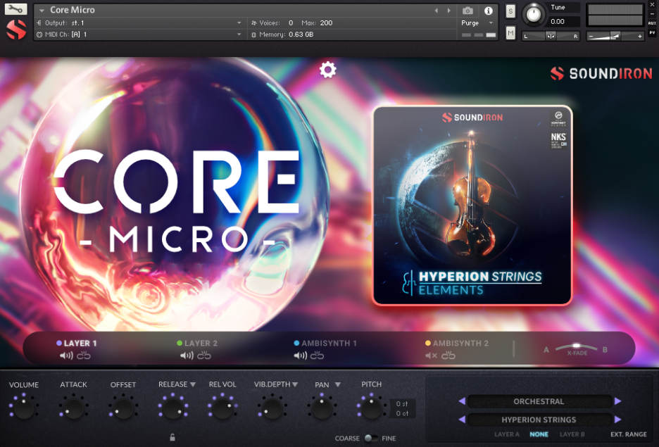 Core Micro - Main UI