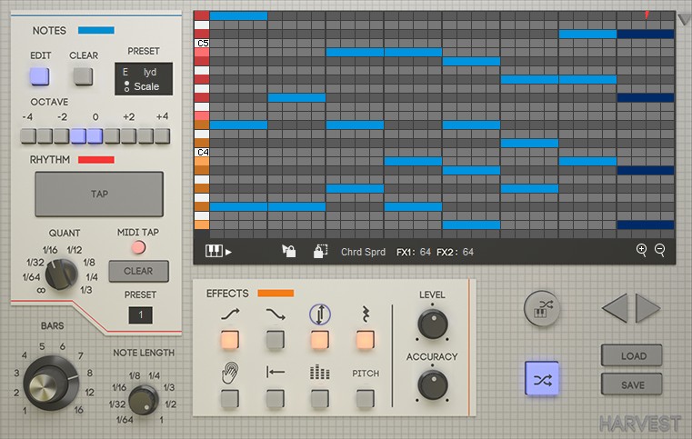 Harvest - User Interface 2