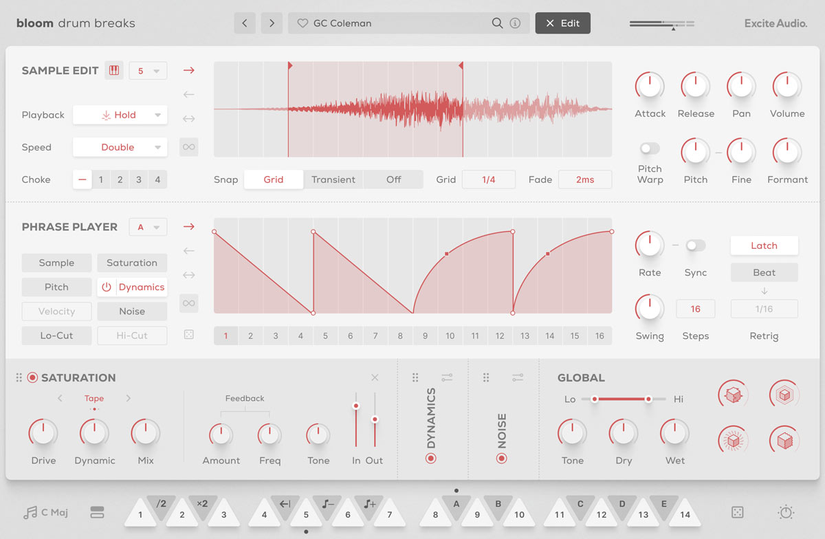 Bloom Drum Breaks - Edit Page Mod