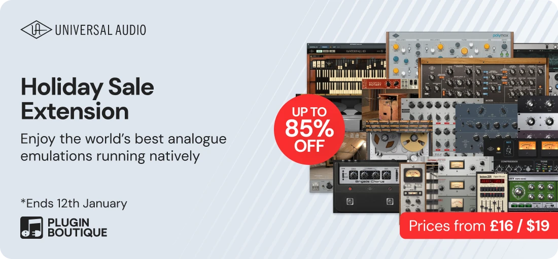 Universal Audio Holiday Sale Extension