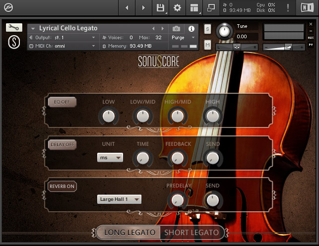 Sonuscore Lyrical Cello Phrases - Legato