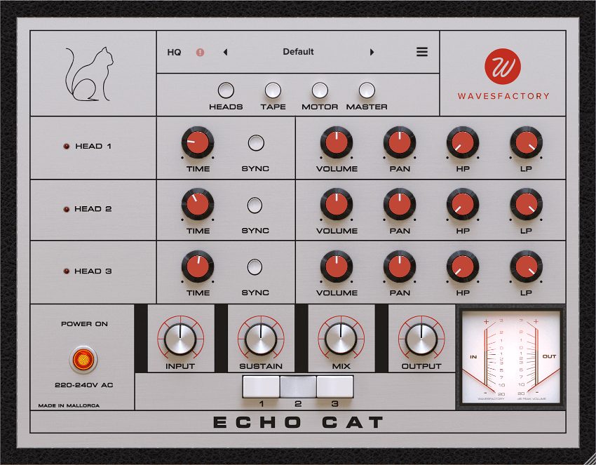 Wavesfactory Echo Cat - Heads