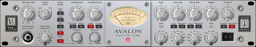 Universal Audio Avalon VT-737 Tube Channel Strip