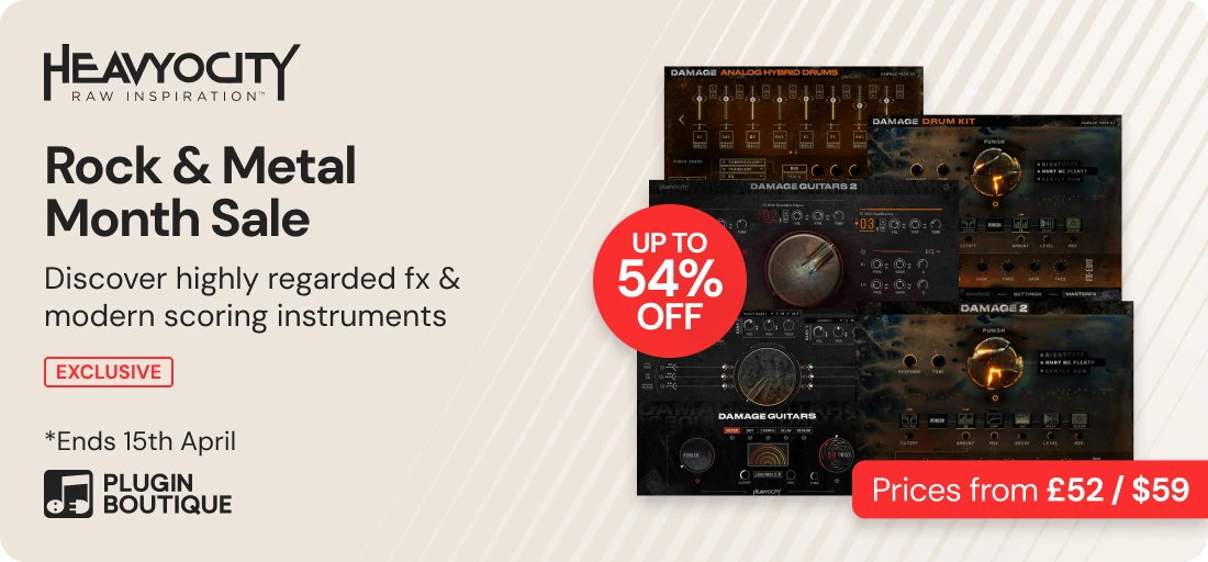 Heavyocity Rock & Metal Month Sale (Exclusive)