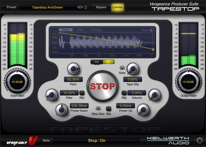 Curve Display (Preset AvicDown)