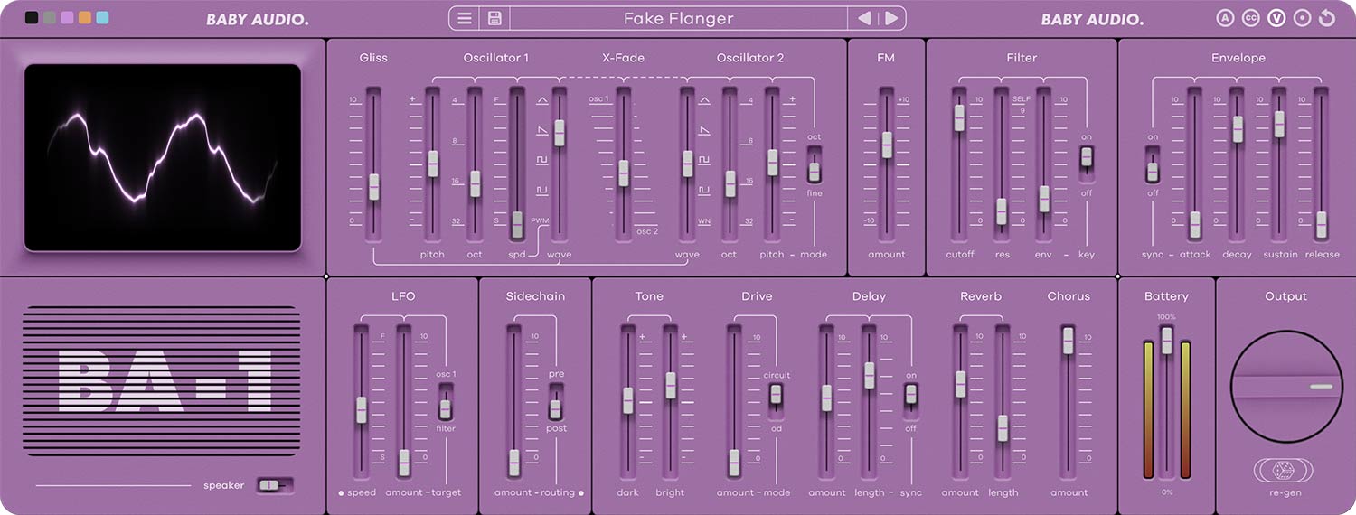 Baby Audio BA-1 - Purple UI