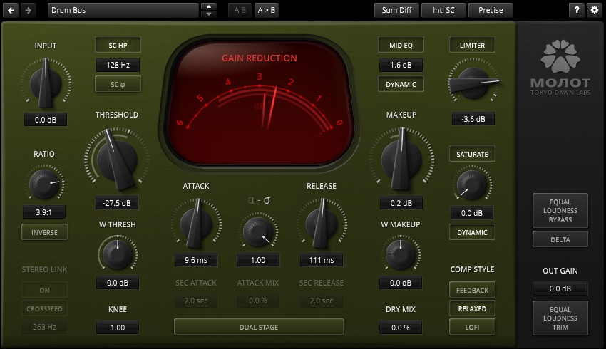 Tokyo Dawn Labs TDR Molot GE - User Interface 04