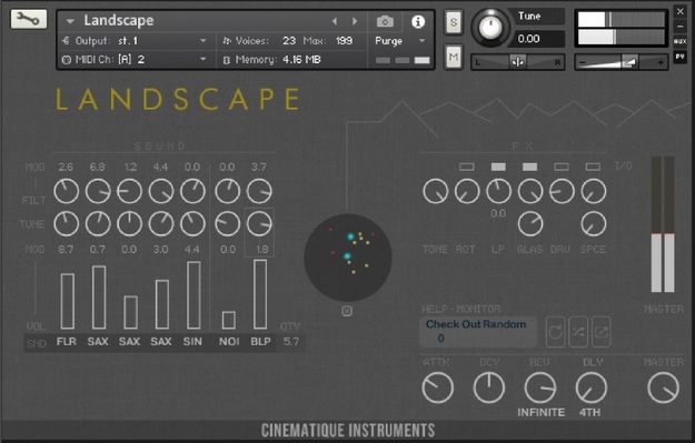 Landscape interface
